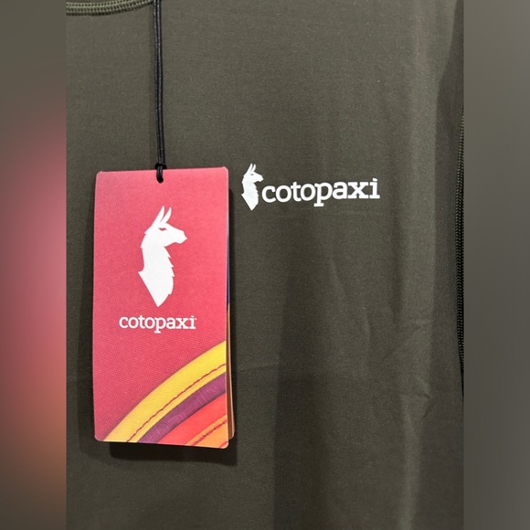 Cotopaxi Men's Large Fino Tech Tee Iron Green NWT Quick Dry Soft Fabric - Picture 5 of 12